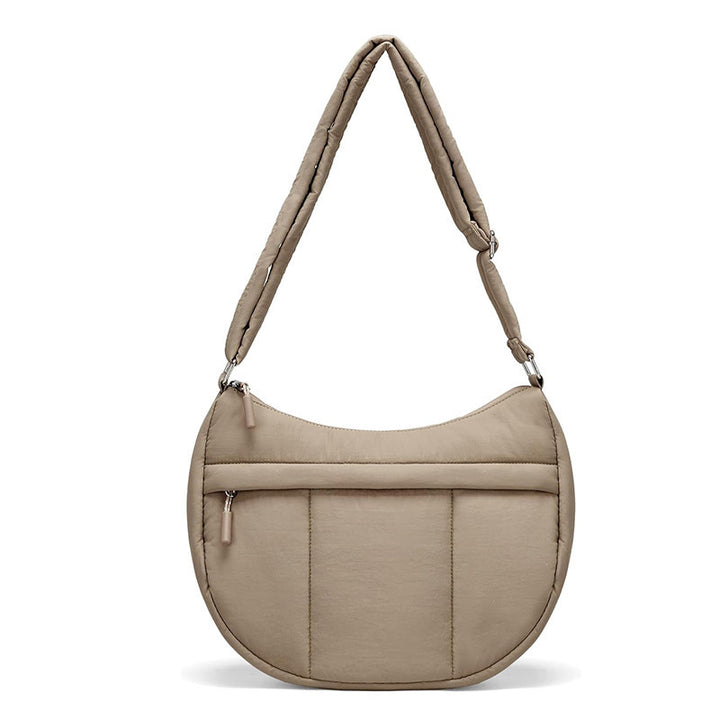 Fashionable shoulder bag with padded shoulder strap and multiple compartments Stornfield