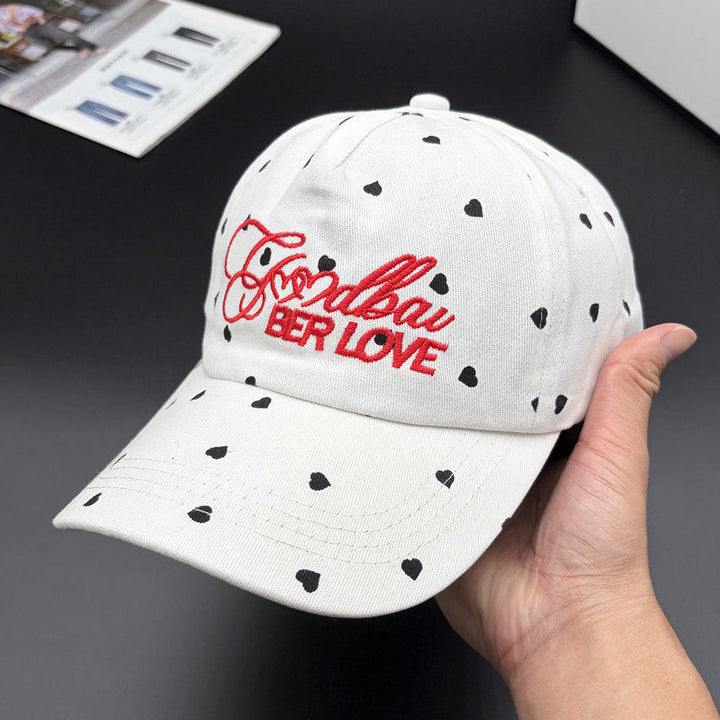 Women's Playful Heart-Patterned Adjustable Cap Stornfield