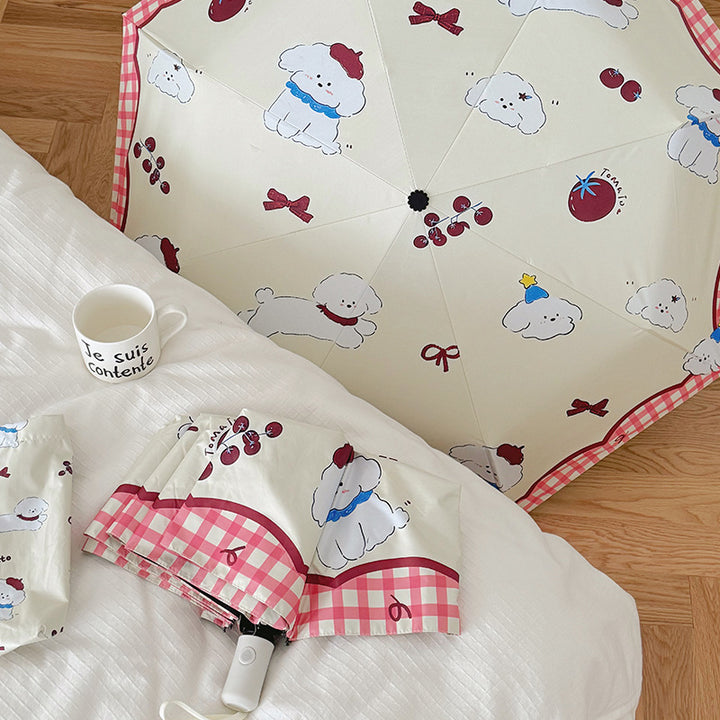 Women's Foldable Umbrella with Adorable Animal Design Stornfield