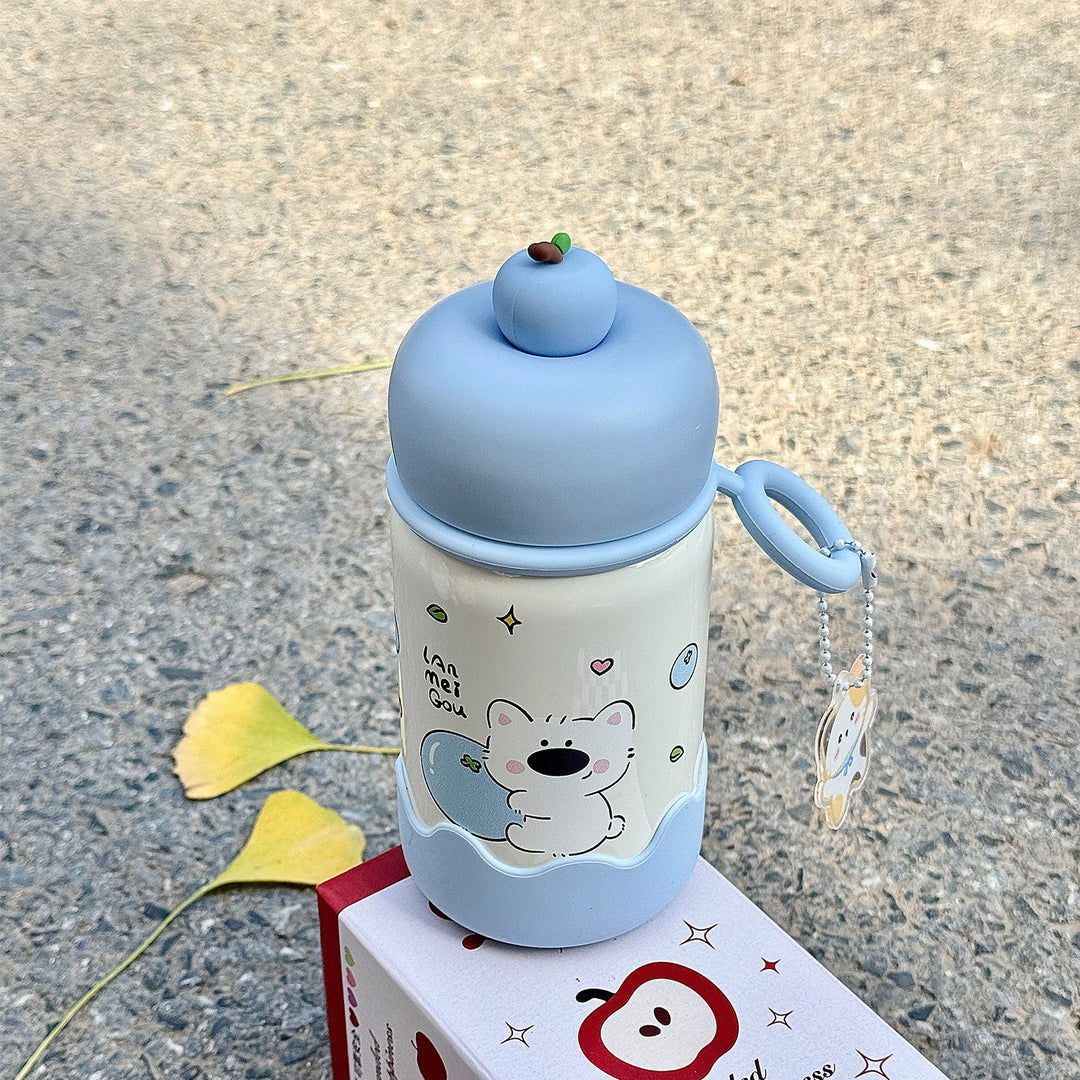 Women's water bottle with interactive fruit lid Stornfield