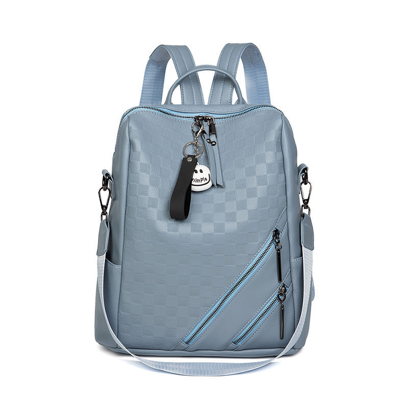 Checkered Pattern Stylish Backpack Stornfield