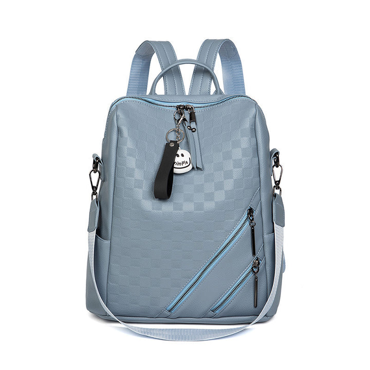 Checkered Pattern Stylish Backpack Stornfield