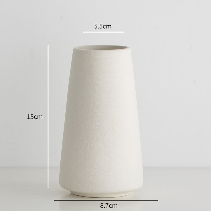 Minimalist Matte Ceramic Flower Vase Stornfeild