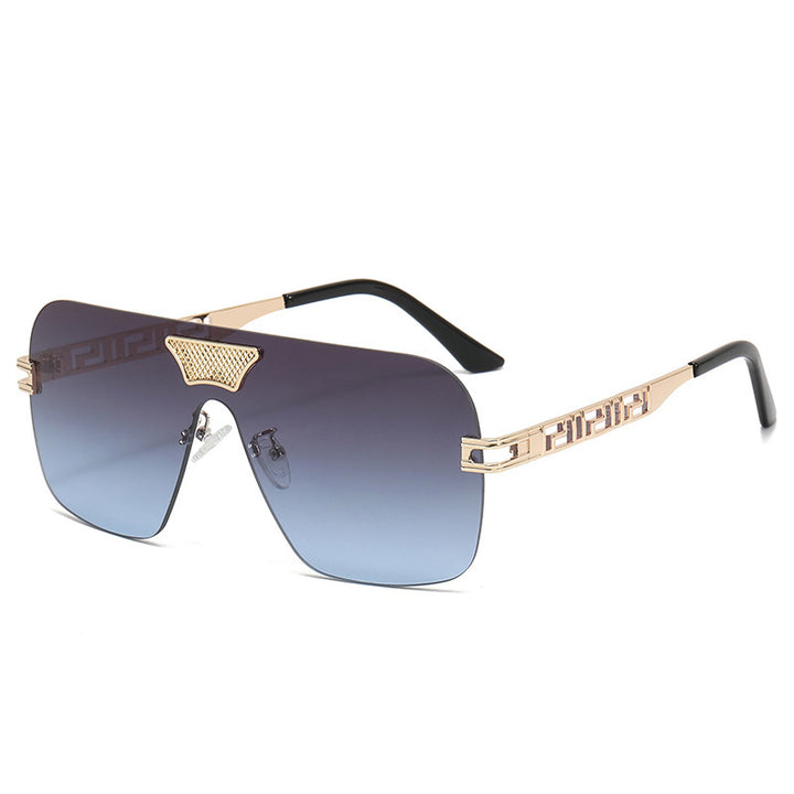 Women's fashionable sunglasses in a futuristic style with outstanding frame Stornfield