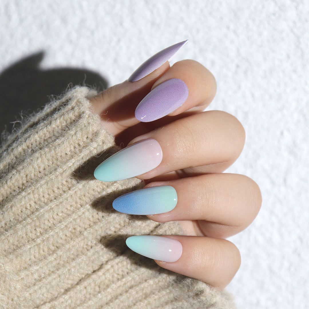 Ombre Gradient Ballerina Press-On Nails Stornfield