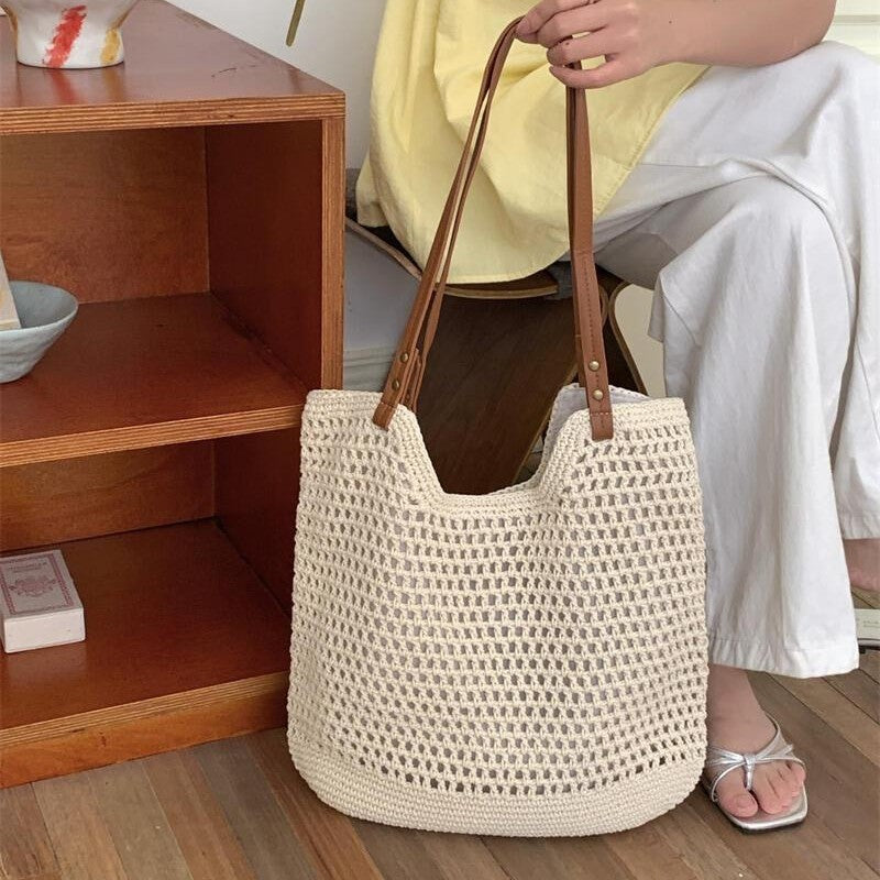 Hand-knotted shopping bag Stornfield