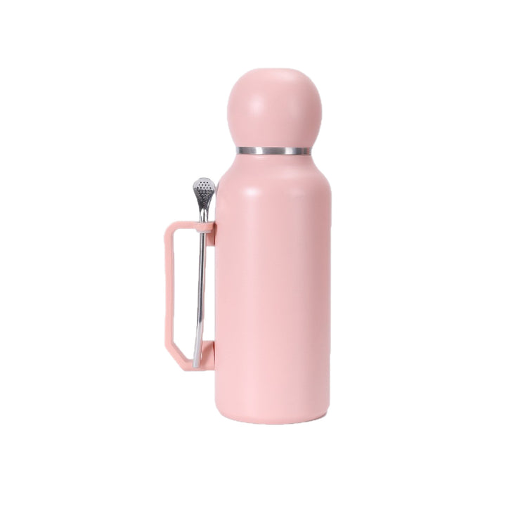 Women practical insulated bottle with integrated tea strainer Stornfield