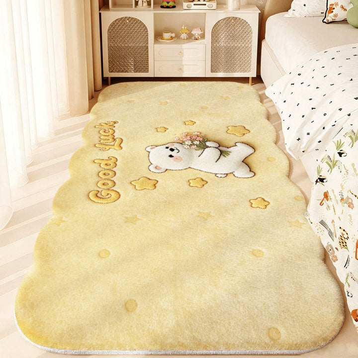 Cute Animal-Themed Plush Area Rug