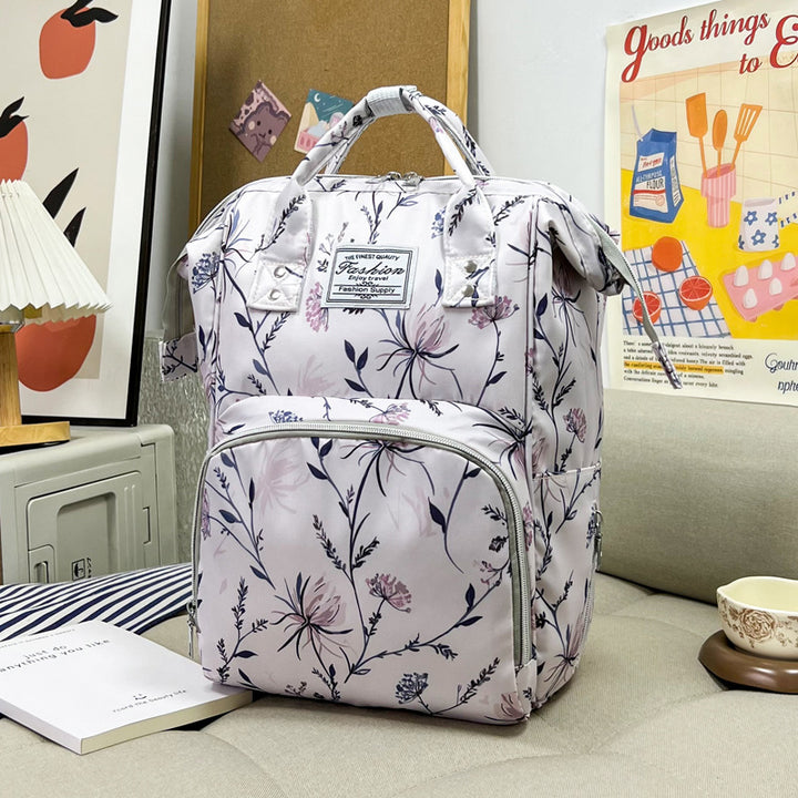 Stylish Floral Print Backpack Stornfield