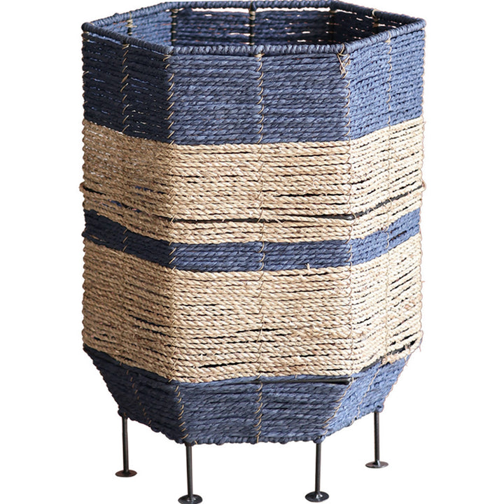 Decorative laundry basket with metal legs Stornfield