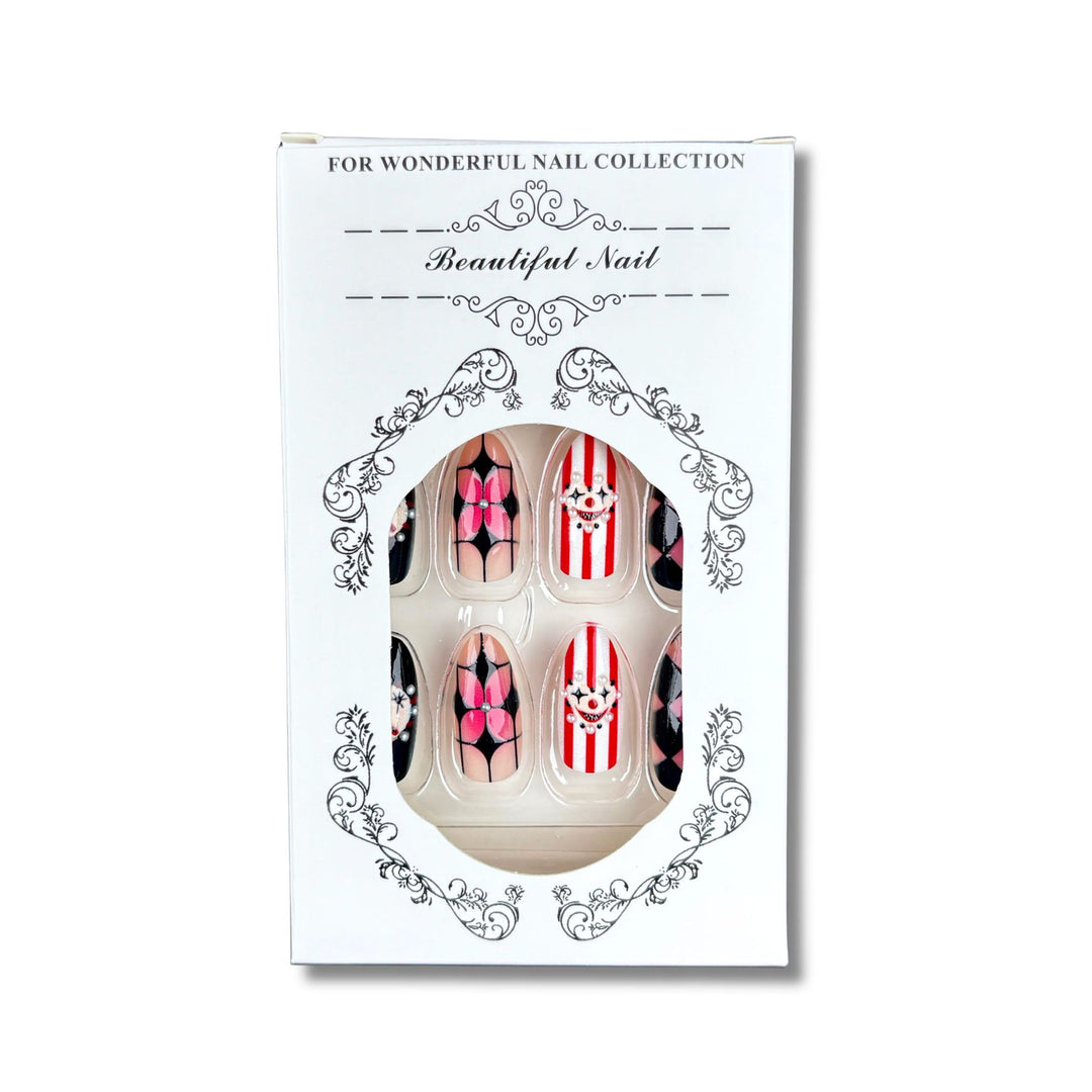 Theatrical Pattern Press-On Nail Set