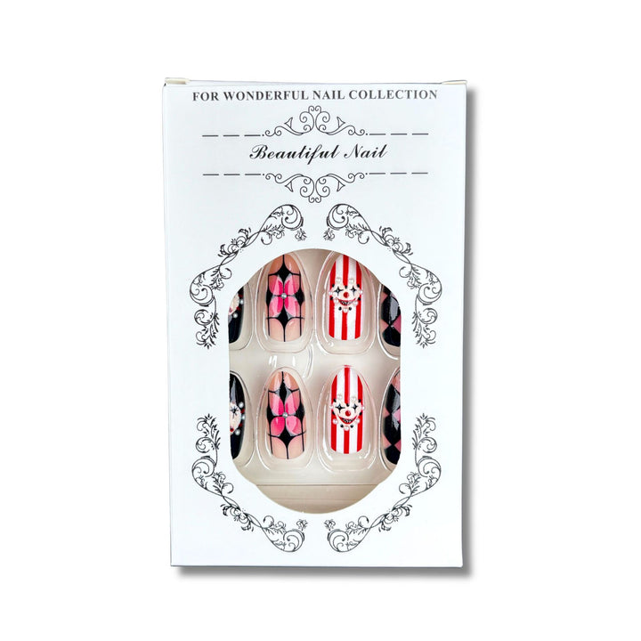 Theatrical Pattern Press-On Nail Set