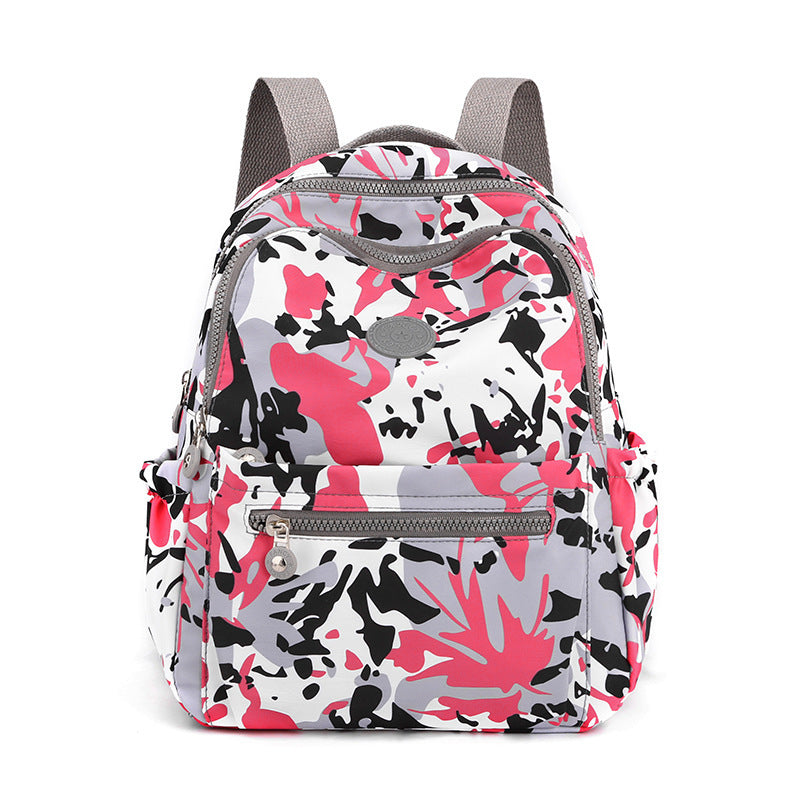 stylish backpack with fashionable floral pattern Stornfield
