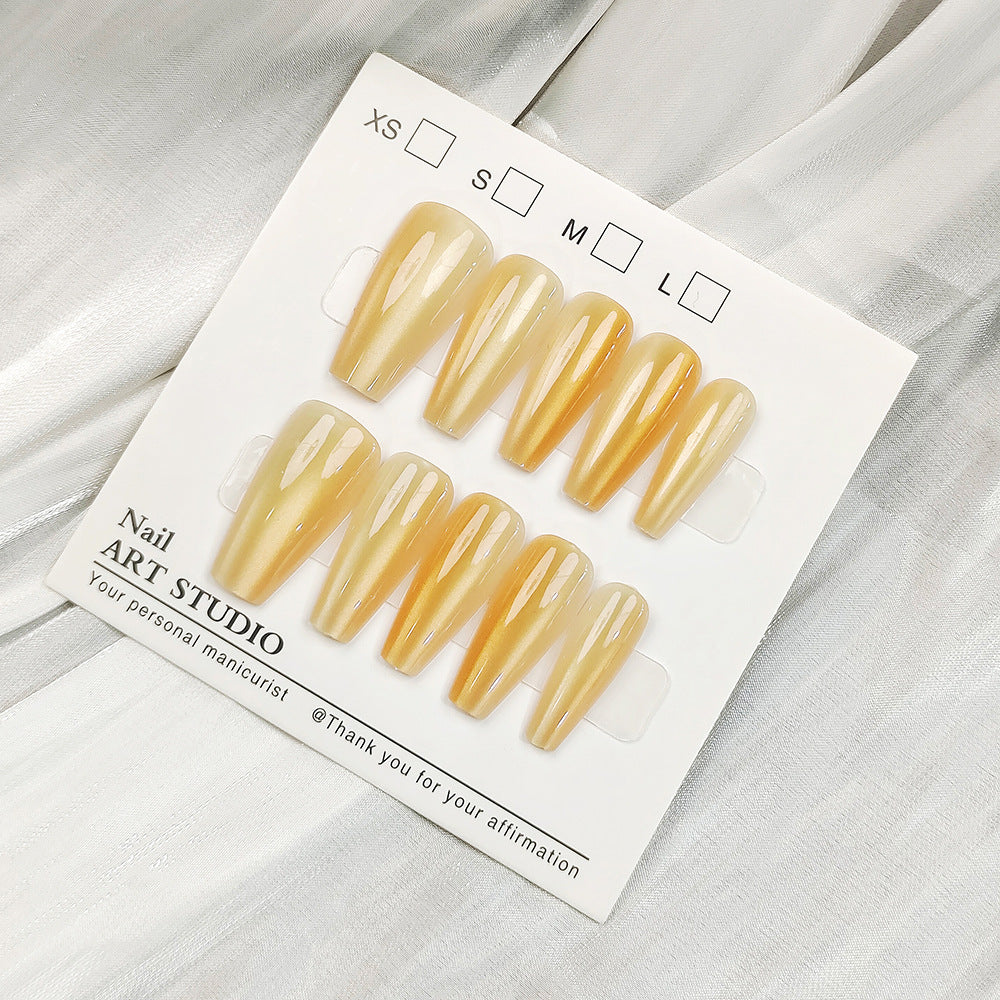 Artificial nail tips with shimmering design Stornfield