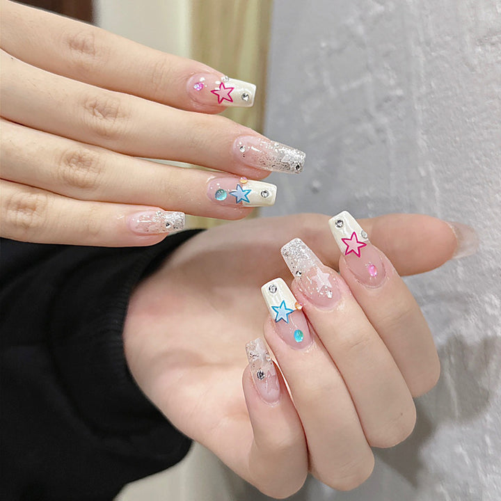 Decorative Glittering Press-On Nail Set Stornfield