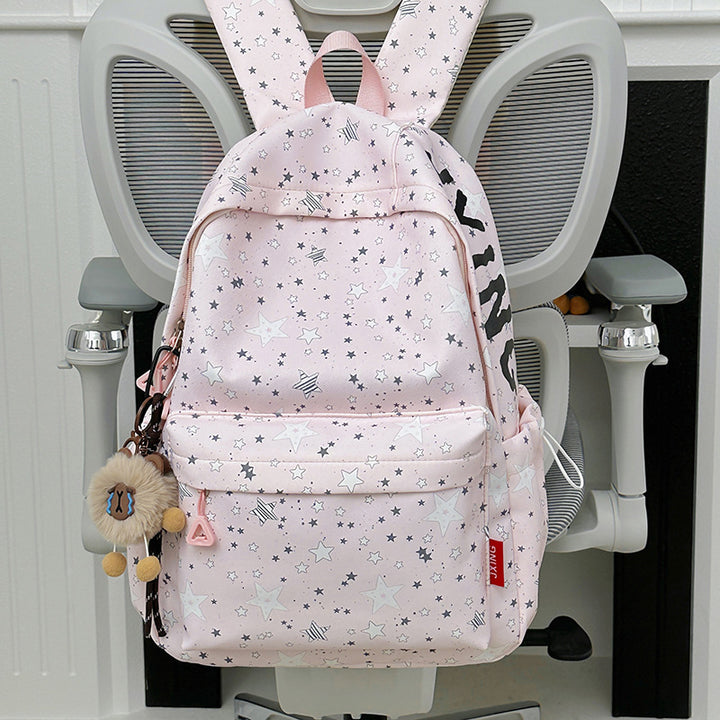 Star-Printed Cute Backpack Stornfield