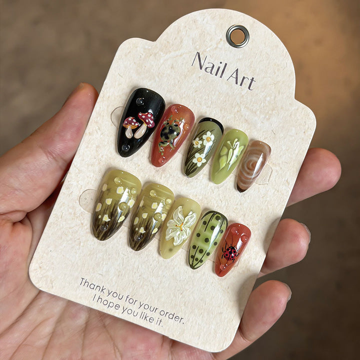 Artistic Themed Press-On Nail Set Stornfield 1787294329