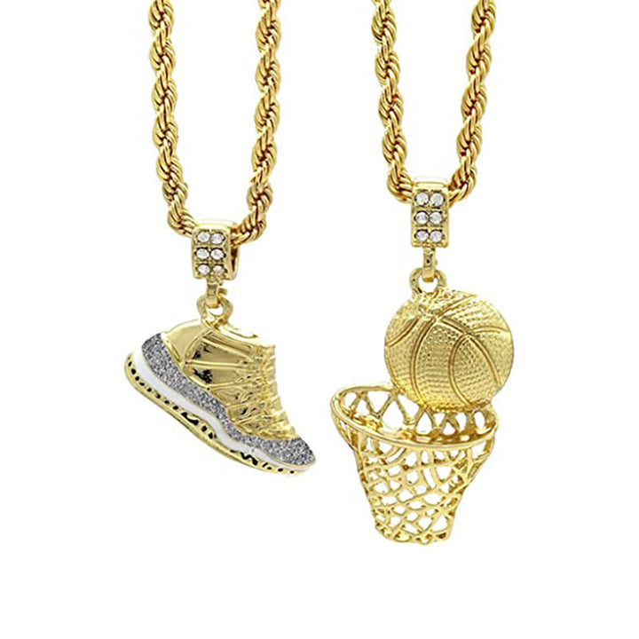 Basketball-Themed Pendant Necklace Stornfield