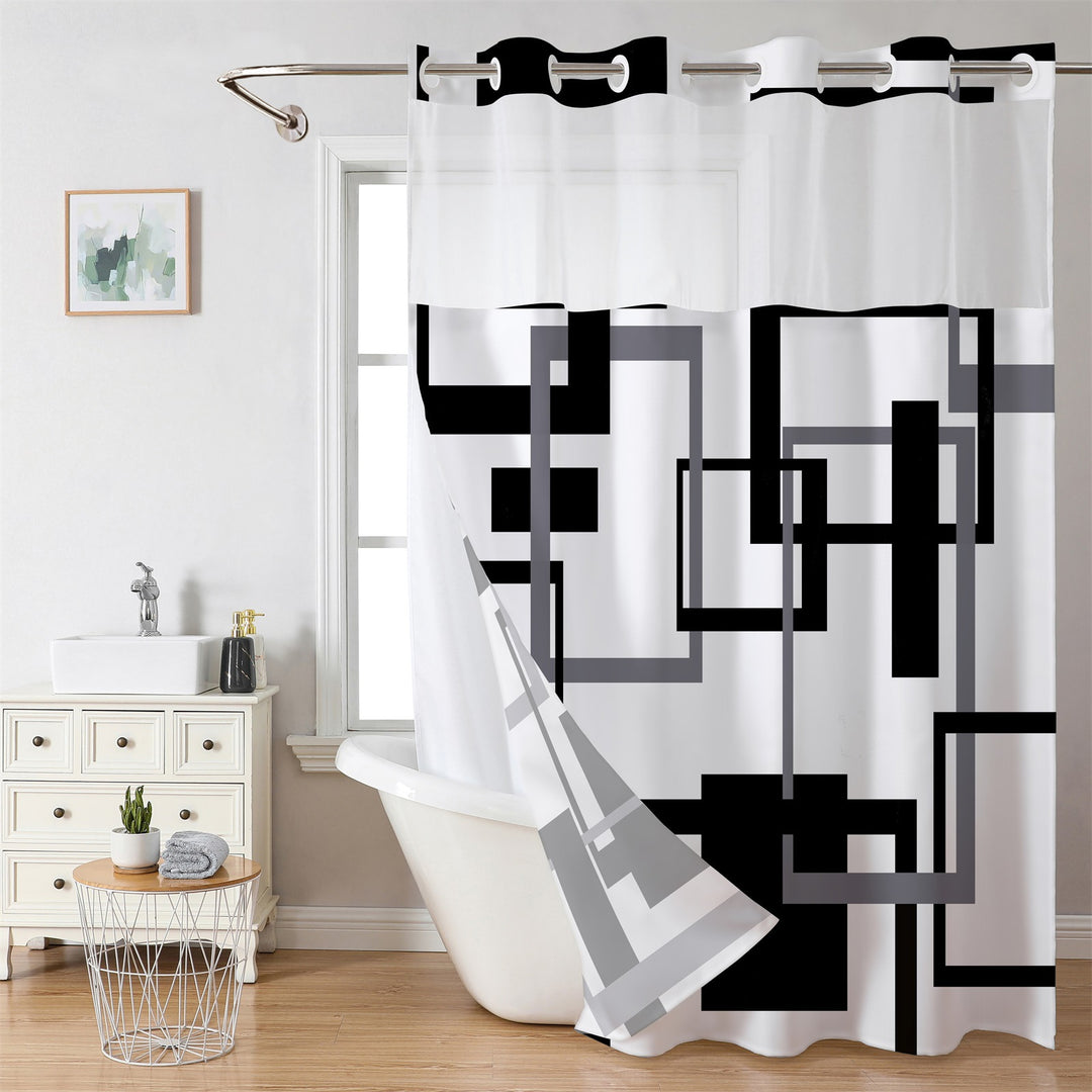 Luxury Marble Design Shower Curtain Stornfield