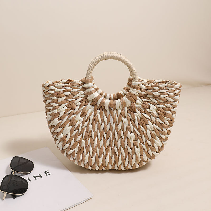 Braided basket bag with unique design Stornfield
