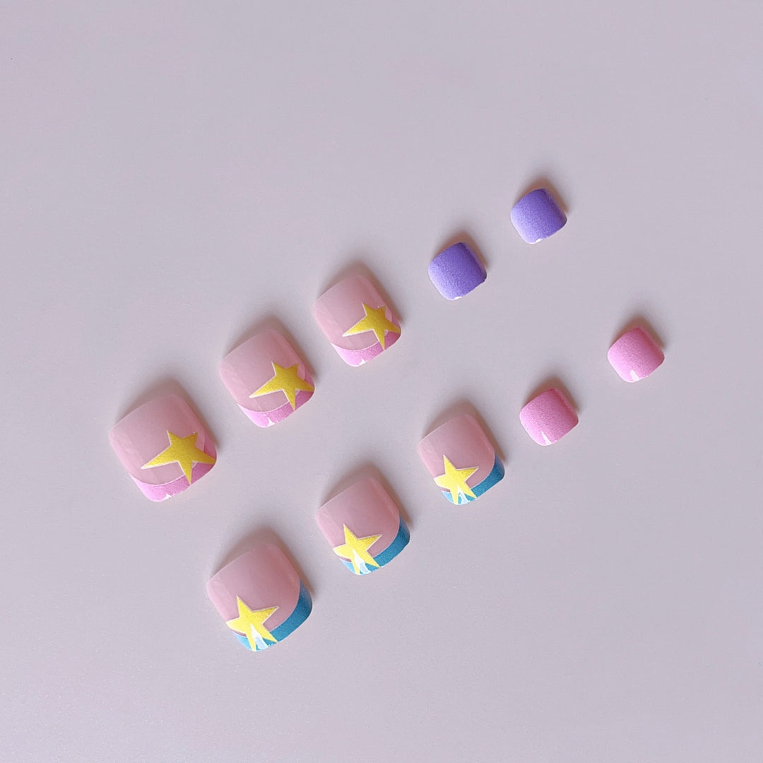 Nail art set with vibrant colors and creative designs Stornfield