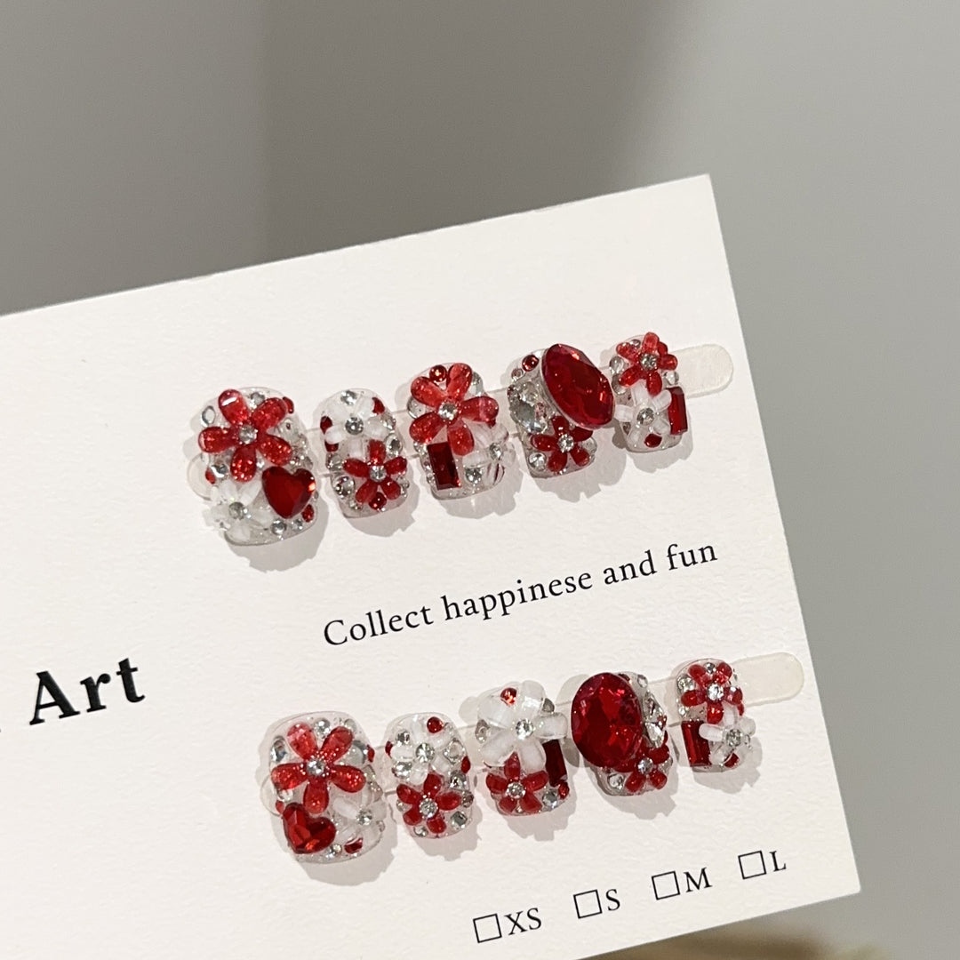 Decorative Floral-Themed Hair Clips