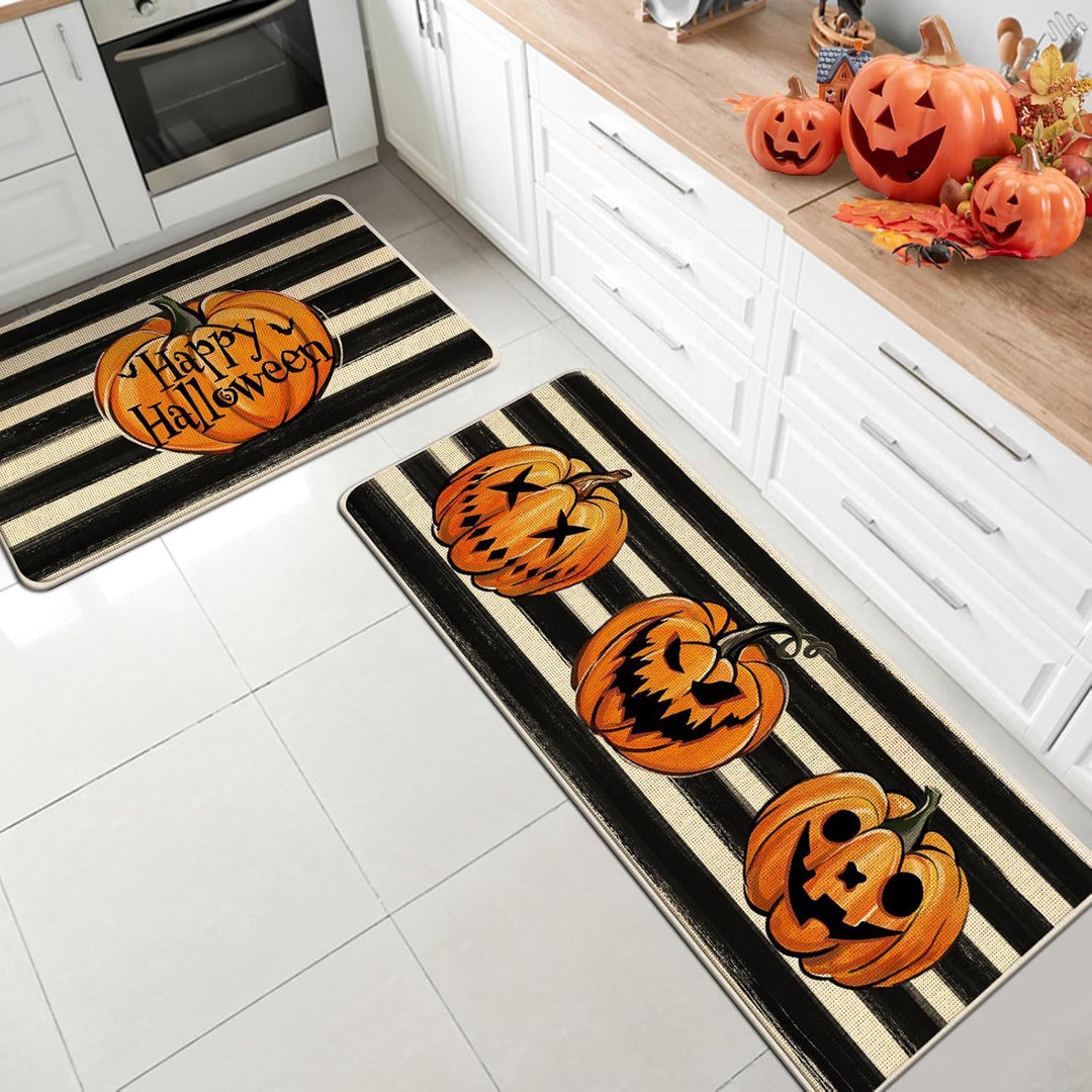 Halloween-Themed Kitchen Mat