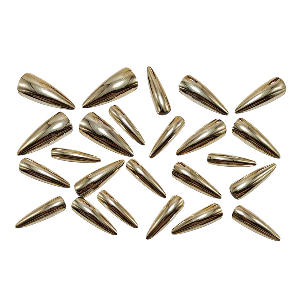 Elegant and Shiny Stiletto Artificial Nails Stornfield