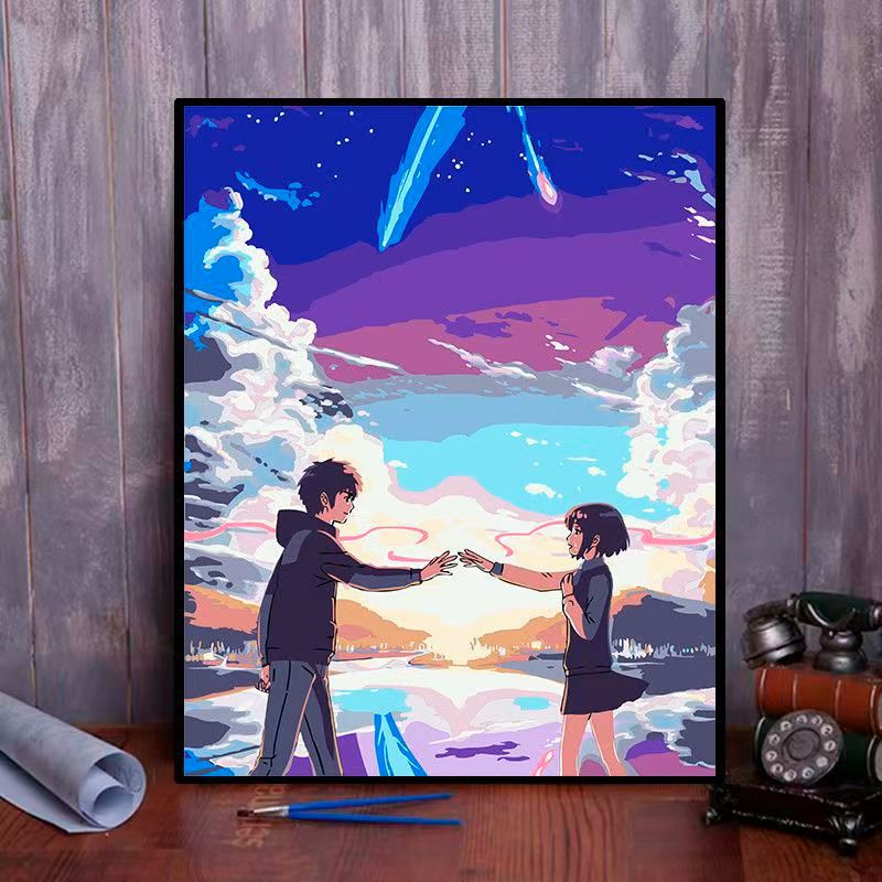 Anime-Inspired Scenic Artwork Print Stornfield