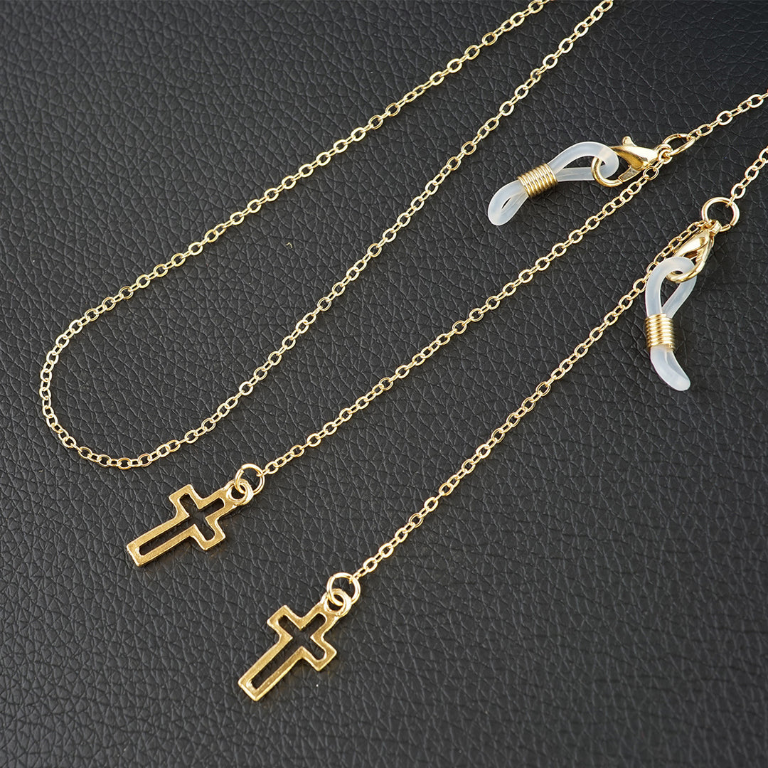Dual Cross Pendant Eyewear Chain Stornfield