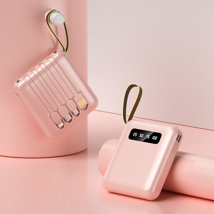 Multifunctional Power Bank with Integrated Cable System Stornfield
