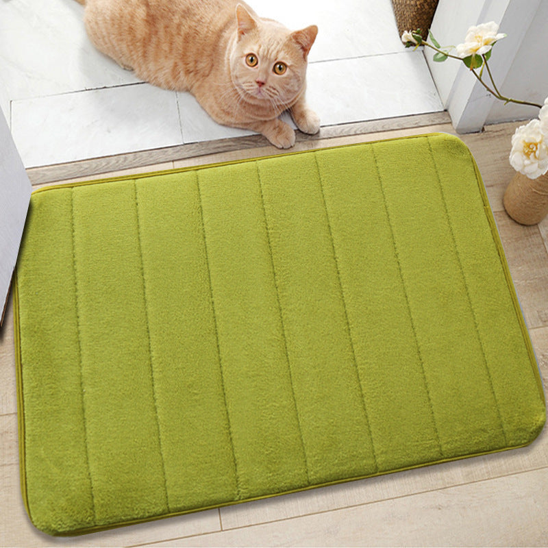 Soft Plush Bathroom Comfort Mat