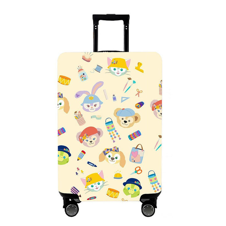 Unisex Hard Shell Suitcase with Colorful Monster Design Stornfield