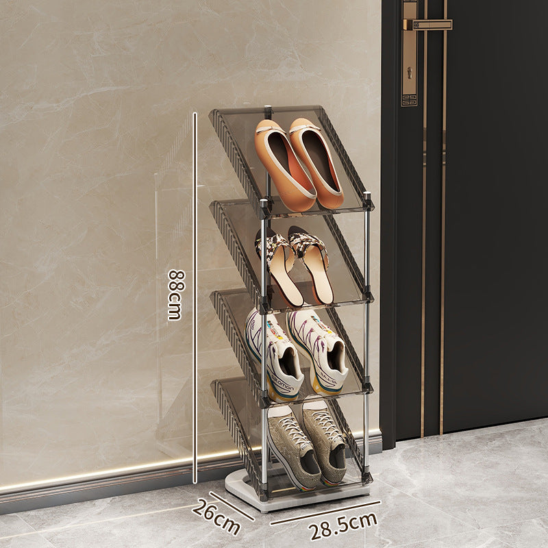 Shoe rack with transparent design Stornfield