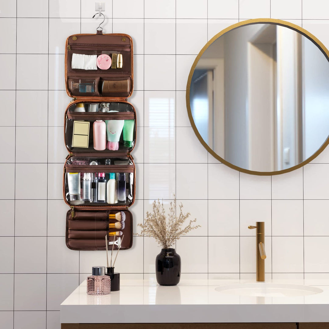 Practical toiletry bag organizer with hooks and pockets Stornfield