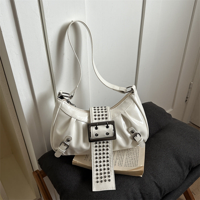 Studded Detail Handheld Purse