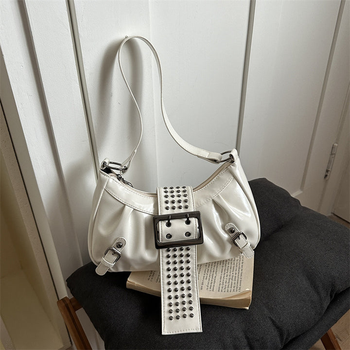 Studded Detail Handheld Purse