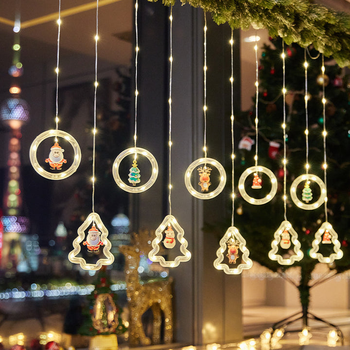 Christmas decorative light stars with snowflakes Stornfield