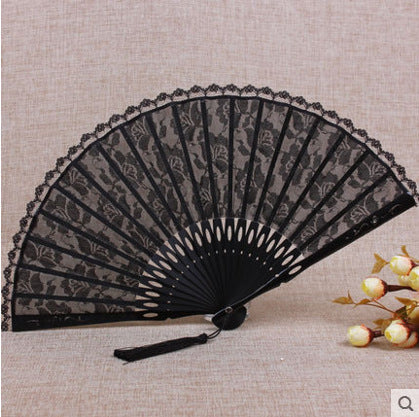 Ladies Filigree Lace Fan Stornfield