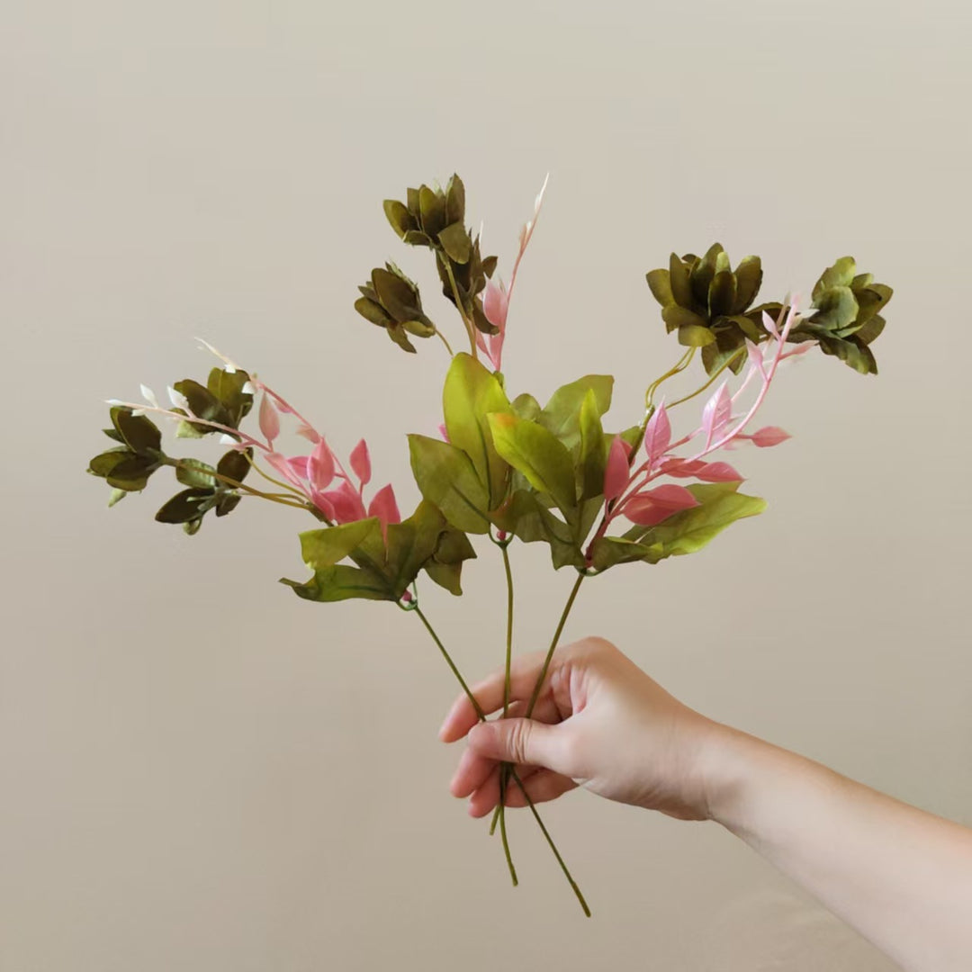 Lifelike Succulent Flower Stem