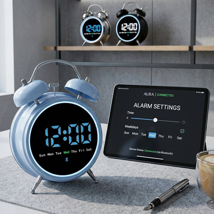 Digital radio clock with alarm function Stornfield