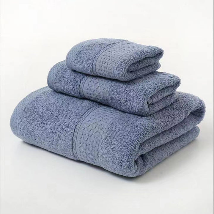 Terry Bath Towel Set with Elegant Structure Stornfield