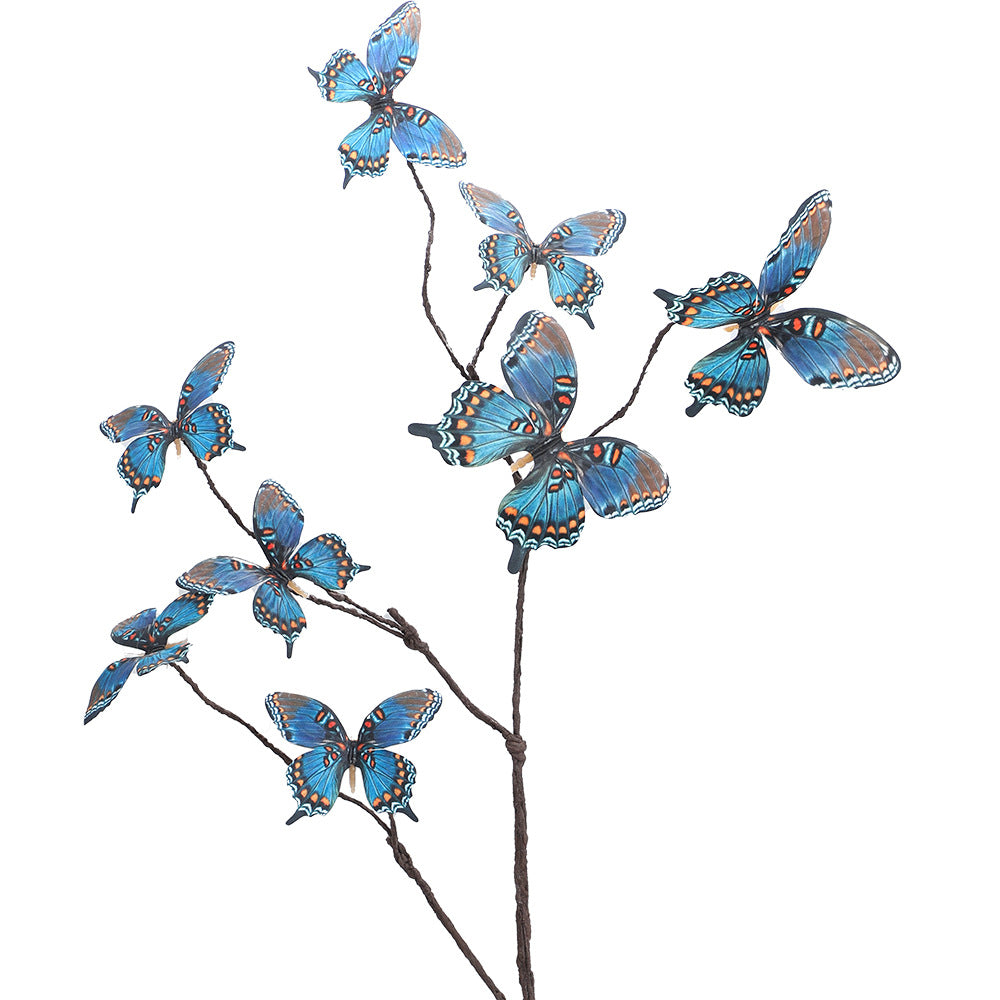 Decorative wall decoration with butterflies