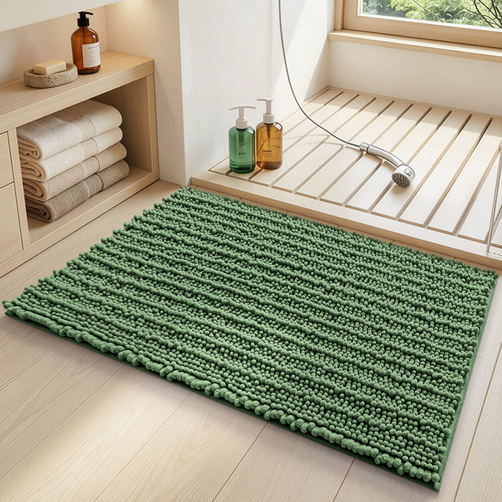 Plush Textured Bath Mat