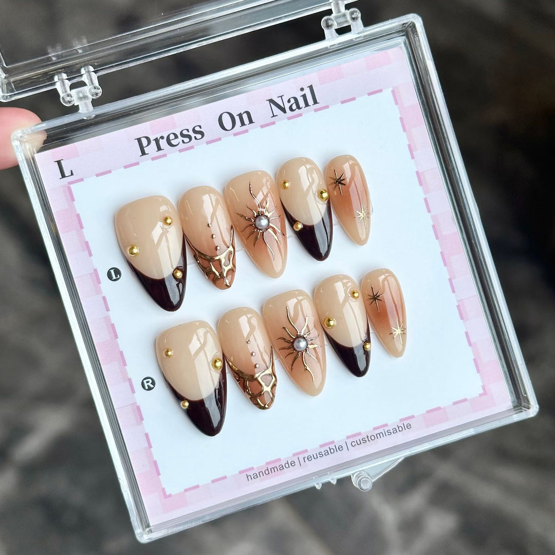Artistic Reusable Press-On Nail Set