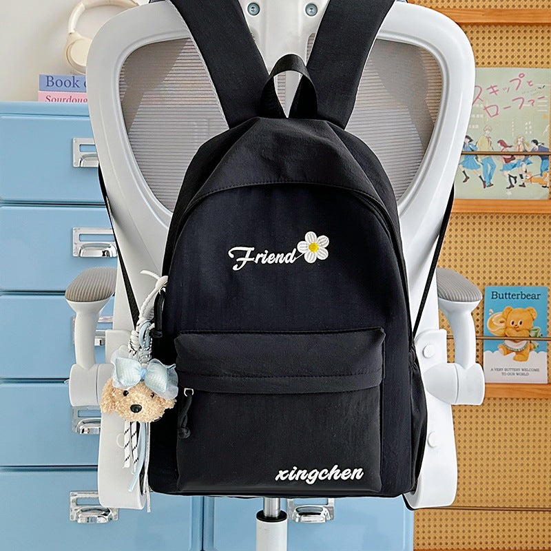 Cute Cartoon-Themed Embroidered Backpack Stornfield