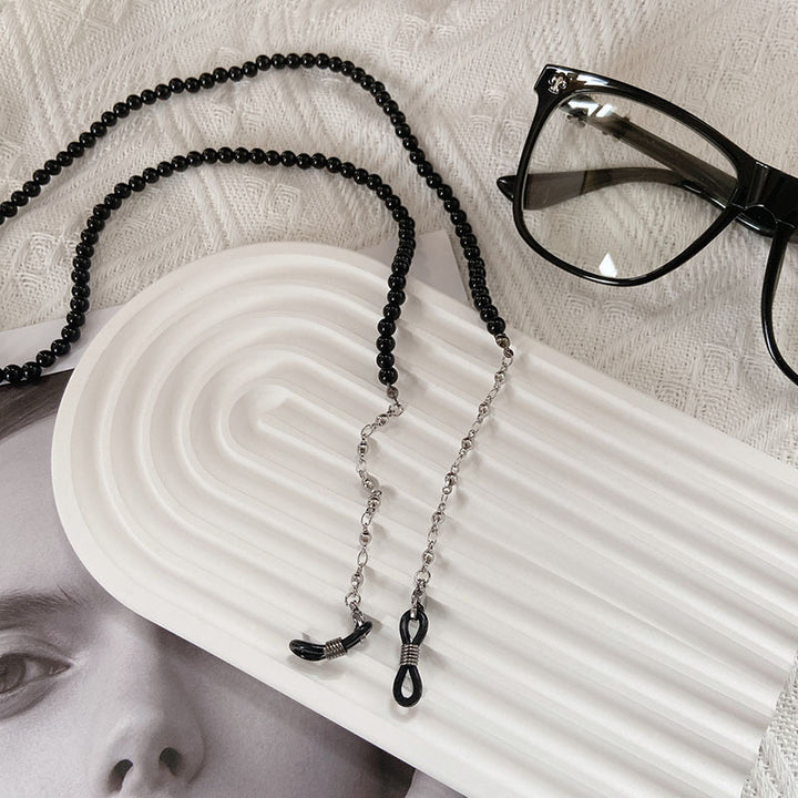 Fashionable glasses strap made of pearls Stornfield