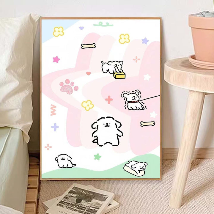 Cute Animal-Themed Illustrative Wall Art Stornfield