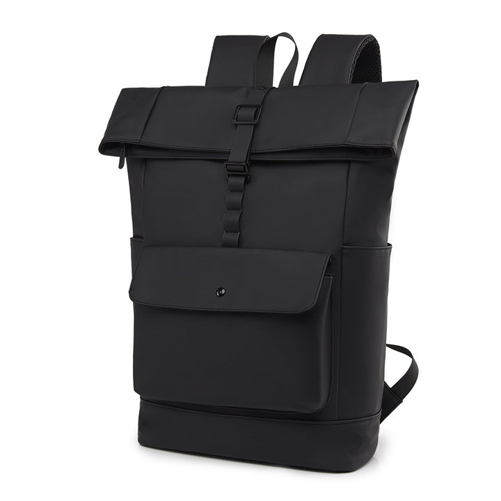 Modern roll top backpack with waterproof material and security closure Stornfield