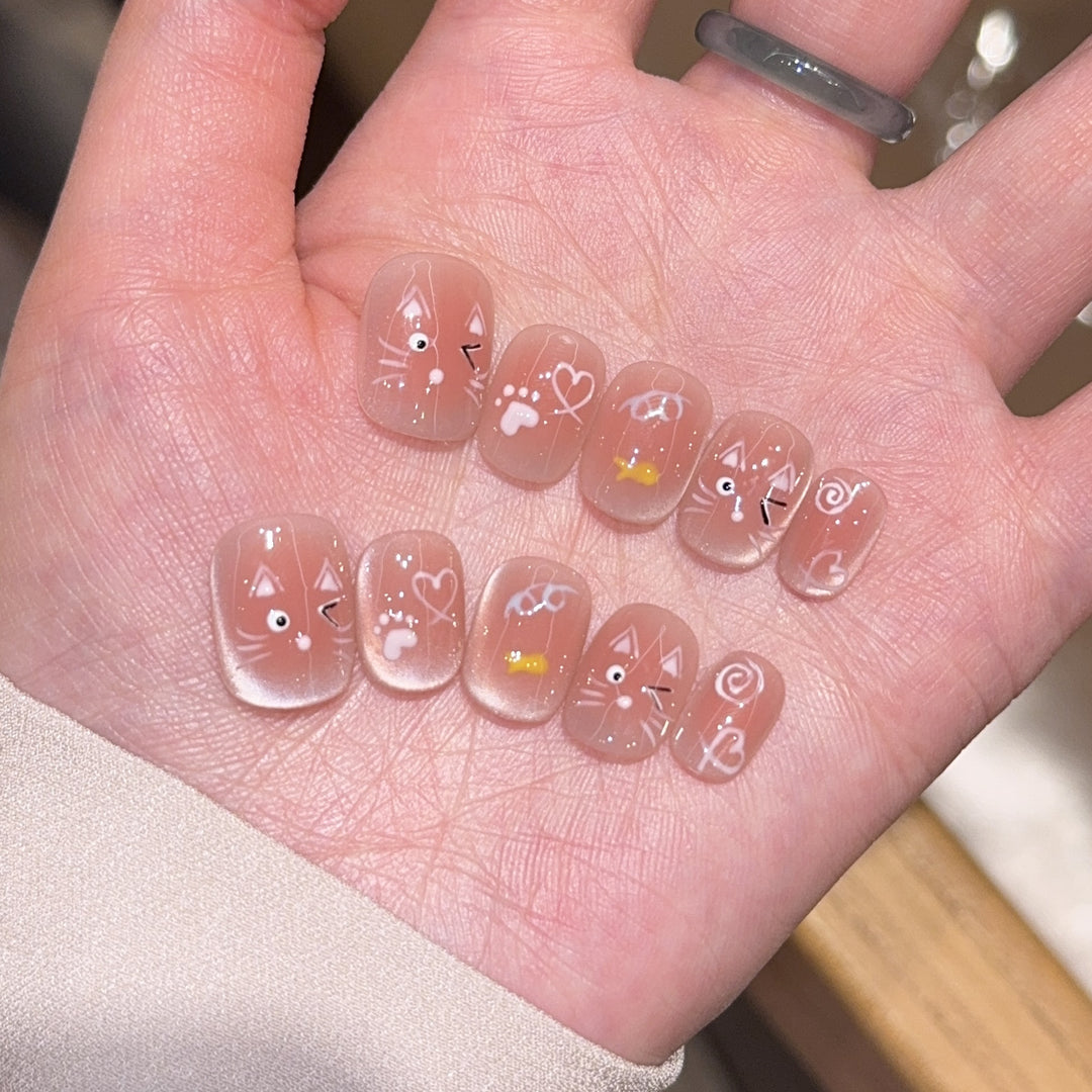 Playful Artificial Nail Design Stornfield
